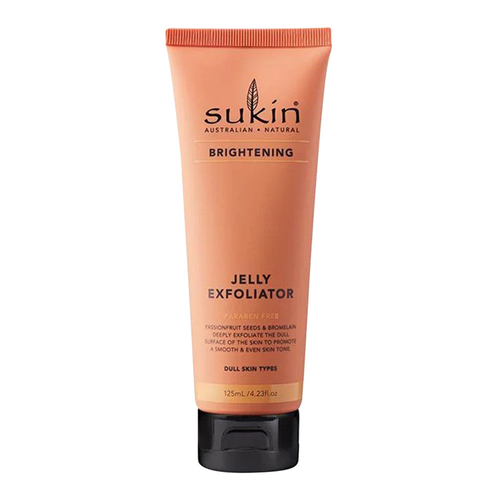 Sukin Brightening Jelly Exfoliator for Dull Skin, 4.23 Oz